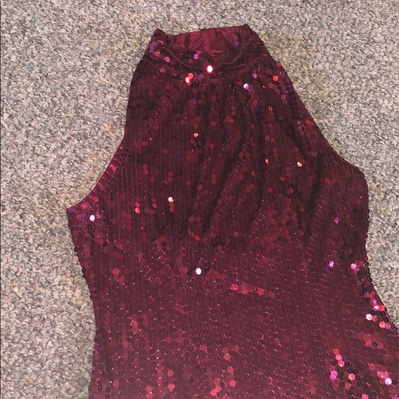 Peak Evenings mini sequined dress - Picture 3 of 8